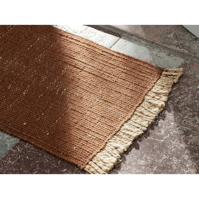 Photo of Block Mat - Gulvtæppe - Olive - B: 80 X H: 50 Cm
