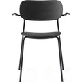 Thumbnail photo of Co Chair Armrest Black Steel Base/black Oak, Leather Dakar 0842 - Matstolar - Norm Architects - Svart - Läder/metall/trä