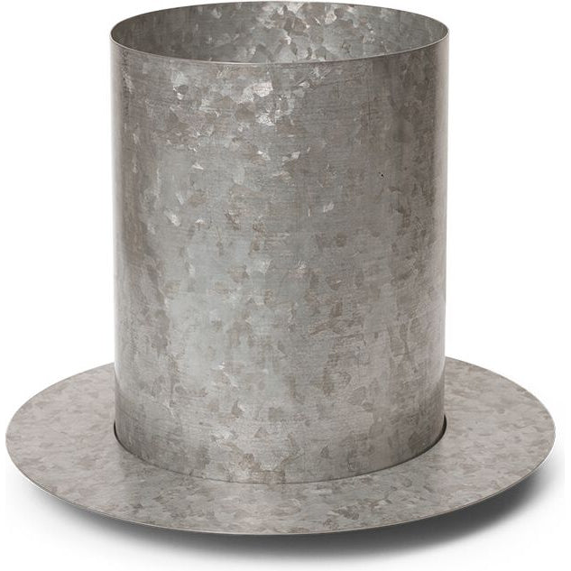 Photo of Auran Potte - Urtepotte - Medium - Galvanized - W32.5 X D32.5 X H26.6 Cm