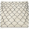 Thumbnail photo of Zena Rug 180x180 cm Cotton White and Black