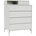 Thumbnail photo of Keep Chest Of Drawers - Nordic / Matt Chrome Legs - Dressers - Peter J. Lassen - Grey - Wood