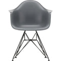 Eames Plastic Armchair Dar - 56 Granite Grey - Basic Dark Base - Matstolar - Charles & Ray Eames - Grå - Metall/plast