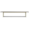 Thumbnail photo of Panel Table 100 X 420 Cm Cream Dark Brown - Matbord - Simon Legald - Brun - Metall/trä