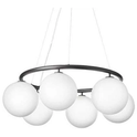 Miira 6 Circular Chandelier Rock