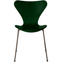 3107 Seven, coloured box, Venetian Red, Underframe Brown Bronze - Dining chairs - Arne Jacobsen - Red - Metal/wood