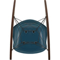 Thumbnail photo of Eames Plastic Armchair Rar - 83 Sea Blue - Basic Dark Base - Dark Maple - Dining Chairs - Metal/wood/plastic