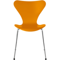 Thumbnail photo of Sjuan 3107 Burnt Yellow Lacquered/chrome - Dining chairs - Arne Jacobsen - Yellow - Metal/wood