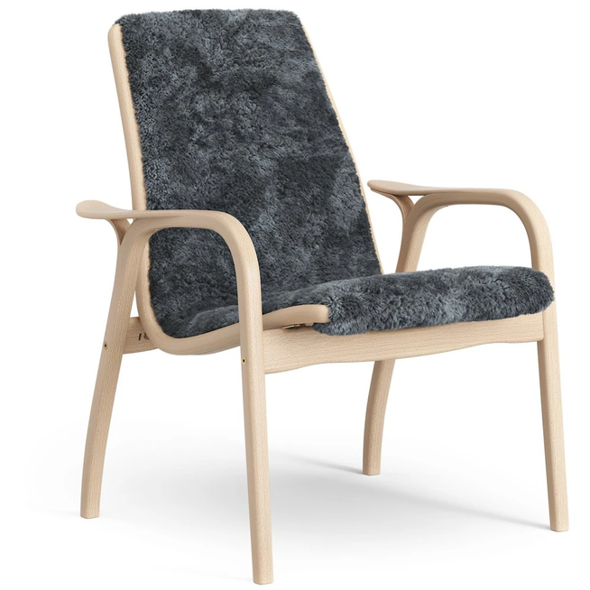 Photo of Laminett Arm Chair Laquered Beech/sheep Skin