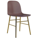 Form Chair Steel - Brass