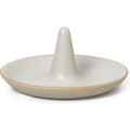 Thumbnail photo of Ring Cone - Smykkeskrin - Off-white Speckle - B9,5 X H4,5 X D9,5 Cm
