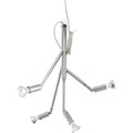 Thumbnail photo of Kvist Ceiling Lamp - Nickel-plated Brass - Chandeliers - Jonas Bohlin - Silver