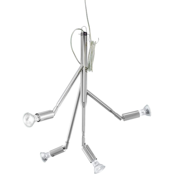 Photo of Kvist Ceiling Lamp - Nickel-plated Brass - Chandeliers - Jonas Bohlin - Silver