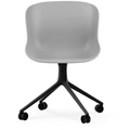 Thumbnail photo of Hyg Chair Swivel 4w - Kontorstol - Grå - Sort Aluminium - H: 84 X L: 54 X D: 53,5 X Sh: 46 Cm