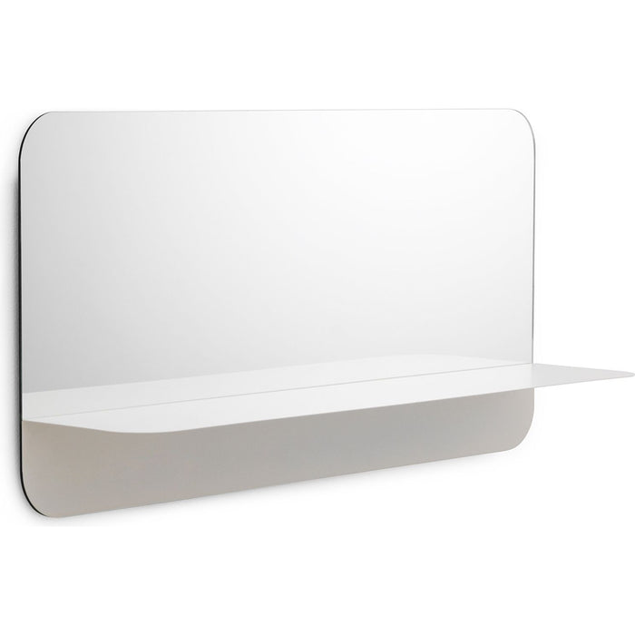 Photo of Horizon Mirror - Spejl - White Horizontal - L: 80 X D: 17 X H: 40 Cm