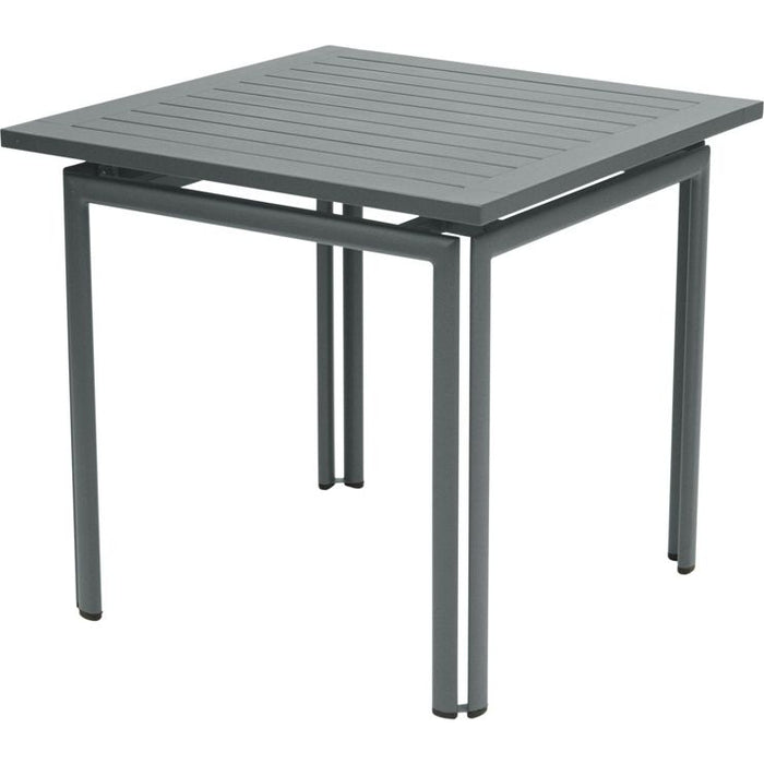 Photo of Costa Table 80 x 80 cm, Storm Grey - Outdoor dining table - Grey - Metal