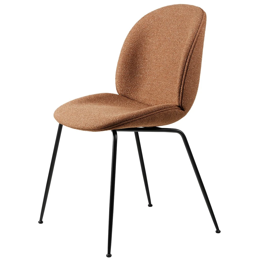 Beetle Dining Chair Conic Base - Fully Upholstered