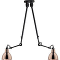 Thumbnail photo of No. 302 Double ceiling lamp from Lampe Gras (copper)