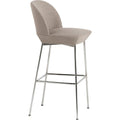 Oslo Bar Stool, Ocean 32/chrome - Barstolar & Barpallar - Anderssen & Voll - Silver,beige - metal/textile/skum
