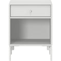 Thumbnail photo of Dream Nightstand - New White / Matt Chrome Legs - Bedside Table - Peter J. Lassen - White - Mdf
