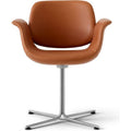 Flamingo Chair 3381 By Foersom & Hiort-lorenzen - Spisebordsstol - Max 93 Indian Red / Stainless Steel - W68 X D63 X H80 X Sh45 Cm