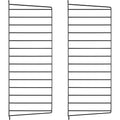 Thumbnail photo of String Wall Rack 75x30, Black, 2-pack - Shelving - Nils Strinning - Black - Metal