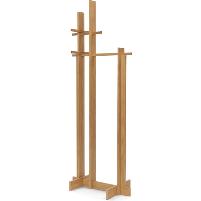 Photo of Bridge Clothes Stand - Tøjstativ - Bridge Clothes Stand - Oiled Oak - W105 X D40 X H150 Cm