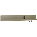 Thumbnail photo of Folded Shelves Large, Olive - Wall shelves - Johan van Hengel - Black - Metal
