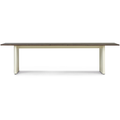 Thumbnail photo of Panel Table 90 X 300 Cm Cream Dark Brown - Matbord - Simon Legald - Brun - Metall/trä