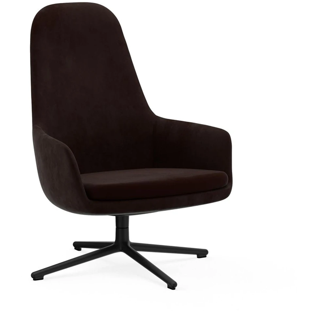 Photo of Era Lounge Chair High Swivel Black Alu