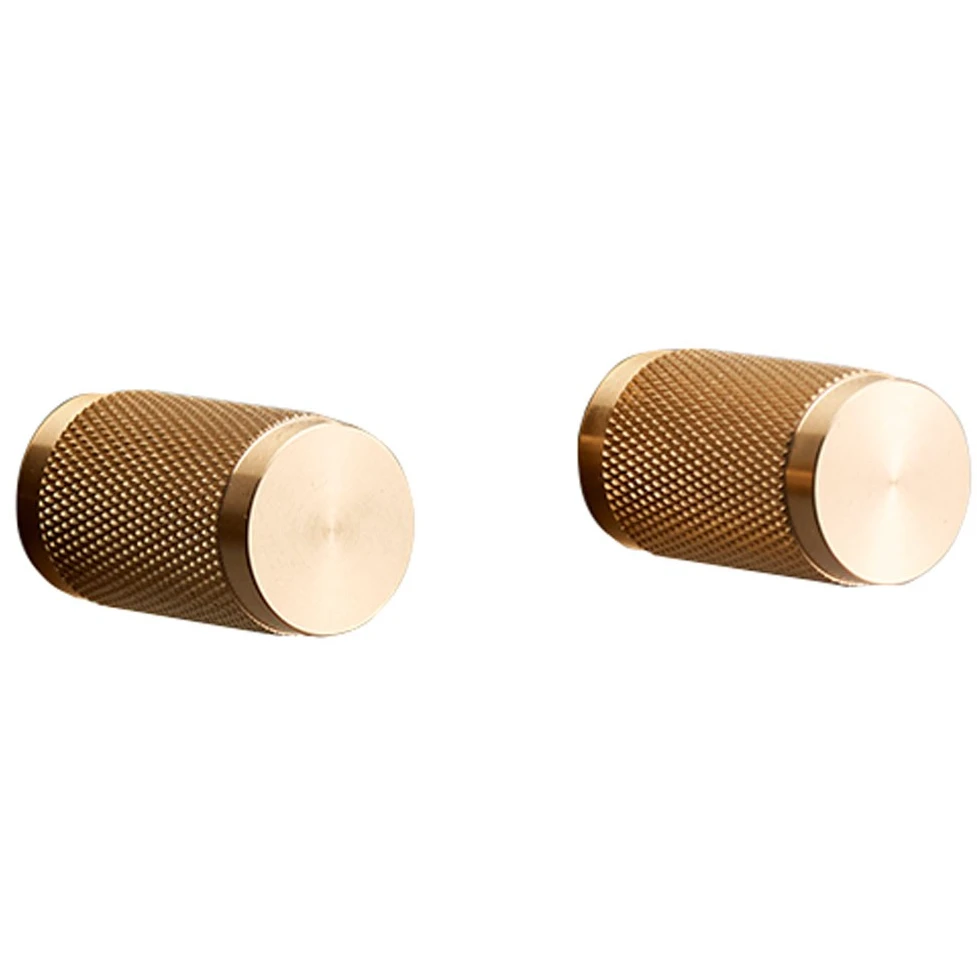 Buster + Punch - Furniture Knob, Brass (boxed Set Of 2) - Knoppar - Massimo Buster Minale - Guld