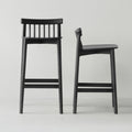 Thumbnail photo of Pind Barstool 65 Cm - Barstol - Black Stained Ash - W44.5 X D45 X H81.5 Cm