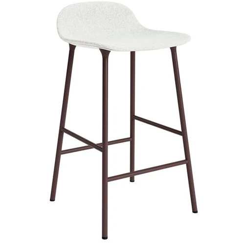 Photo of Form Bar Stool 65 Cm Full Upholstery Steel Brown Steel