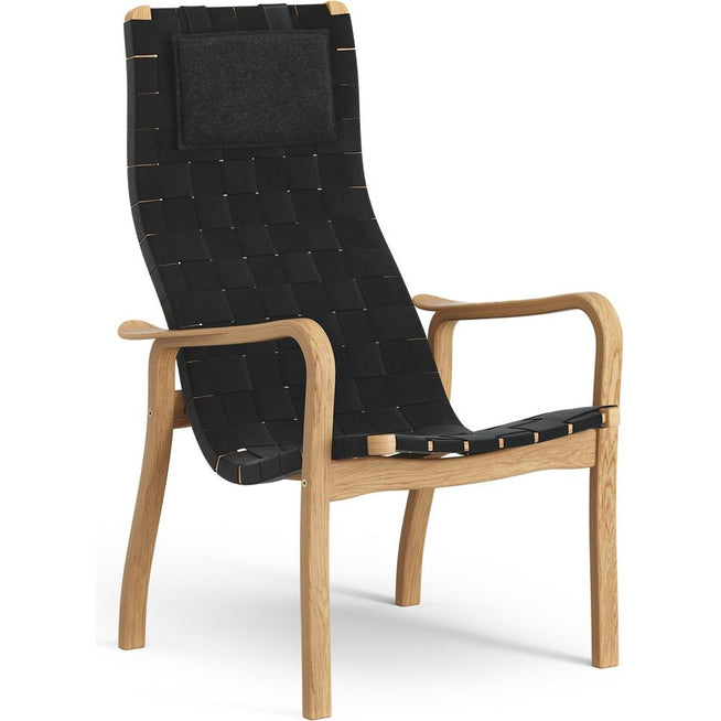 Photo of Primo Arm Chair High With Neck Cushion Oiled Oak