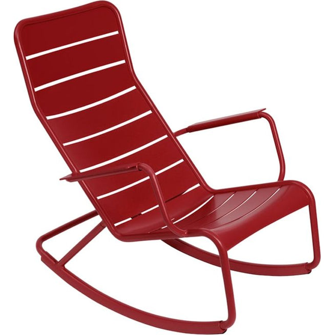 Photo of Luxembourg Rocking Chair Chili 43 - Outdoor Armchairs - Frédéric Sofia - Metal