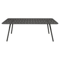 Thumbnail photo of Luxembourg Table 207 X 100 - Liquorice - Dining Table Outdoor - Black - Metal