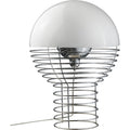 Thumbnail photo of Wire Table Lamp Ø40 Cm Chrome/white