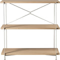 Thumbnail photo of A91 Nordhavn Shelving H: 81,6 X 85 Cm - Oak/silk Grey