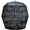 Thumbnail photo of Hanging Lamp Nama 5 Black Rattan Ø78cm