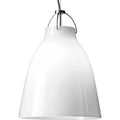 Thumbnail photo of Caravaggio 2 Pendant White Opal Glass-grey Textile Cord