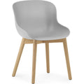 Thumbnail photo of Hyg Chair Wood - Dining chair - grey - oak - H: 84 x L: 54 x D: 53.5 x Sh: 46 cm