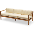 Thumbnail photo of Virkelyst 3-seater Golden Yellow Stripe - Soffor - Says Who