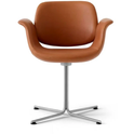 Flamingo Chair 3381 By Foersom & Hiort-lorenzen - Spisebordsstol - Max 93 Indian Red / Stainless Steel - W68 X D63 X H80 X Sh45 Cm
