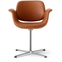 Flamingo Chair 3381 By Foersom & Hiort-lorenzen - Spisebordsstol - Max 93 Indian Red / Stainless Steel - W68 X D63 X H80 X Sh45 Cm