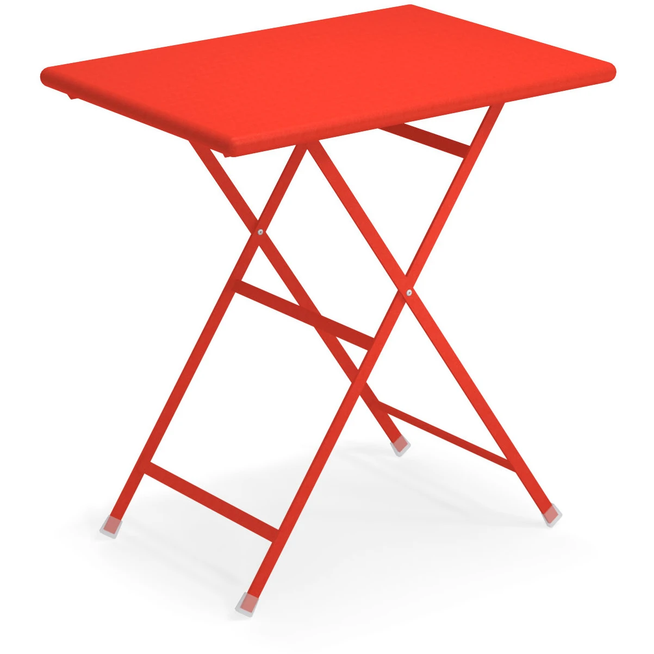 Photo of Arc En Ciel Folding Table 70 cm, Scarlet Red - Garden Table - Red - Metal