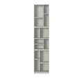 Thumbnail photo of Loom Slim Bookcase, Plinth H7 Cm - Nordic - Bokhyllor - Peter J. Lassen - Grå - Mdf