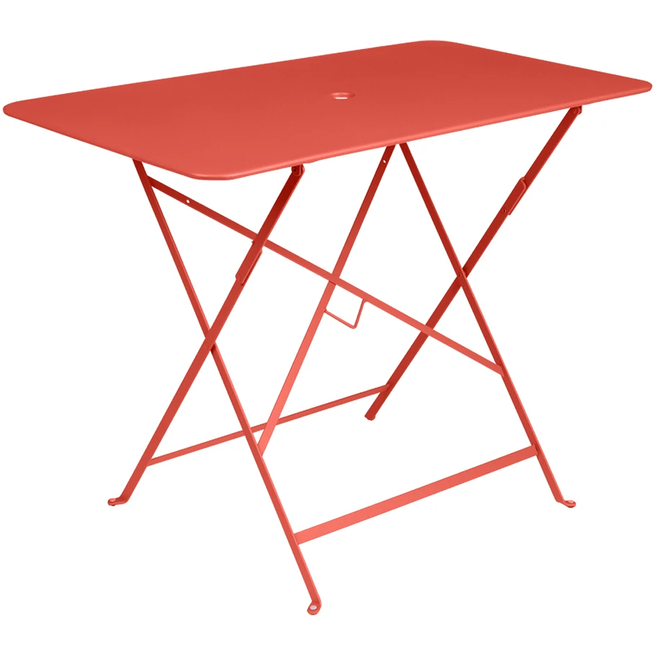 Photo of Bistro Table 97x57 cm Capucine 45 - Garden Table - Orange - Metal