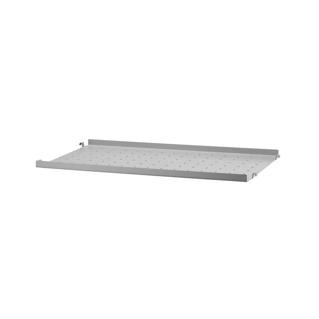 Photo of String Metal Shelf, Low Edge 58x30, Grey - Shelving - Nils Strinning - Grey - Metal
