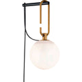 Thumbnail photo of Nh Wall Lamp Black-brass