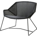 Thumbnail photo of Breeze Loungestol 5468 Li/ls/lw - Loungestol - Sort - B: 87 X D: 72 X H: 73 X Sh: 40 Cm