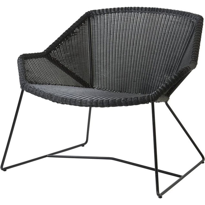 Photo of Breeze Loungestol 5468 Li/ls/lw - Loungestol - Sort - B: 87 X D: 72 X H: 73 X Sh: 40 Cm